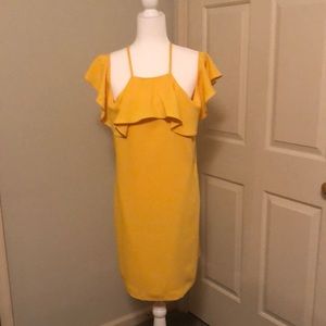 Stunning Trina Turk cold shoulder dress